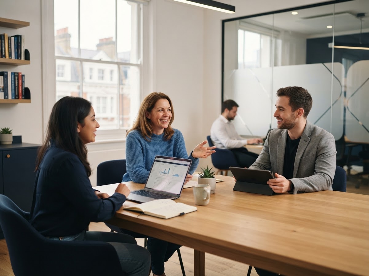 Sendanavia equipo analizando modelos de datos financieros